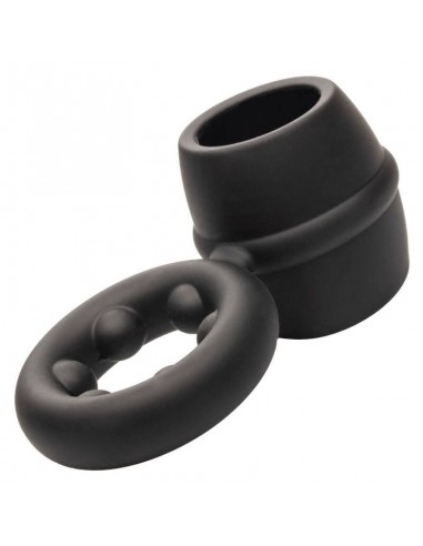 CALIFORNIA EXOTICS ALPHA DUAL MAGNUM RING NEGRO