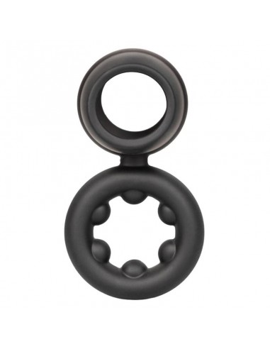 CALIFORNIA EXOTICS ALPHA DUAL MAGNUM RING NEGRO