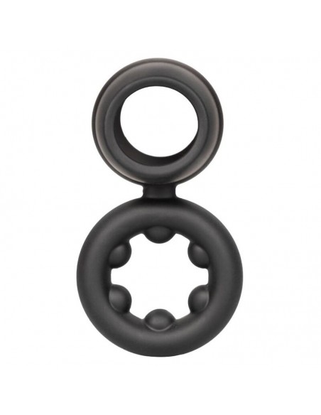 CALIFORNIA EXOTICS ALPHA DUAL MAGNUM RING NEGRO