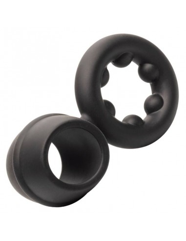 CALIFORNIA EXOTICS ALPHA DUAL MAGNUM RING NEGRO