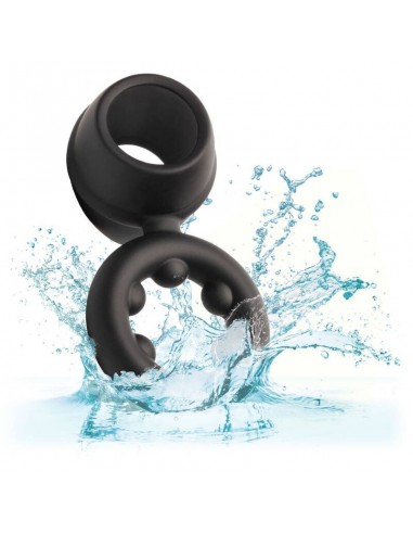 CALIFORNIA EXOTICS ALPHA DUAL MAGNUM RING NEGRO