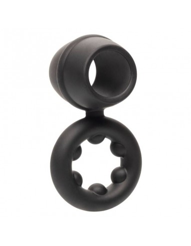 CALIFORNIA EXOTICS ALPHA DUAL MAGNUM RING NEGRO
