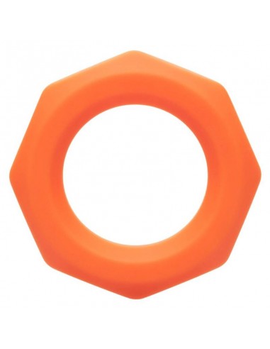 CALIFORNIA EXOTICS ALPHA SEXAGON RING NARANJA