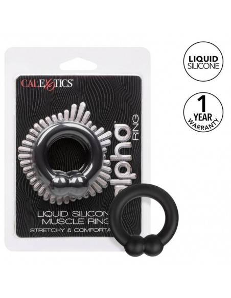 CALIFORNIA EXOTICS ALPHA MUSCLE RING NEGRO