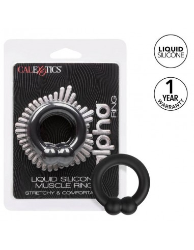 CALIFORNIA EXOTICS ALPHA MUSCLE RING NEGRO