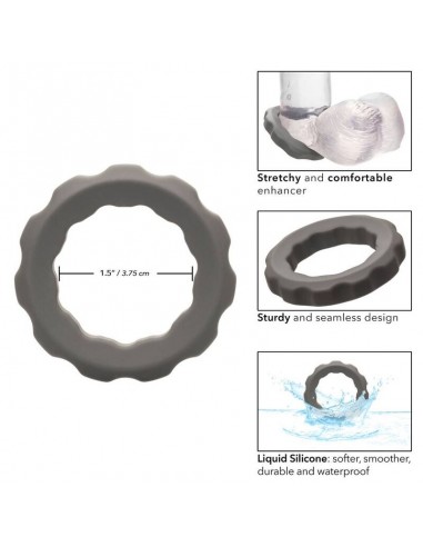 CALIFORNIA EXOTICS ALPHA ERECT RING GRIS