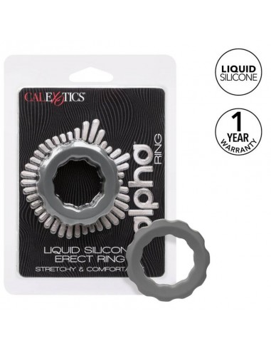 CALIFORNIA EXOTICS ALPHA ERECT RING GRIS