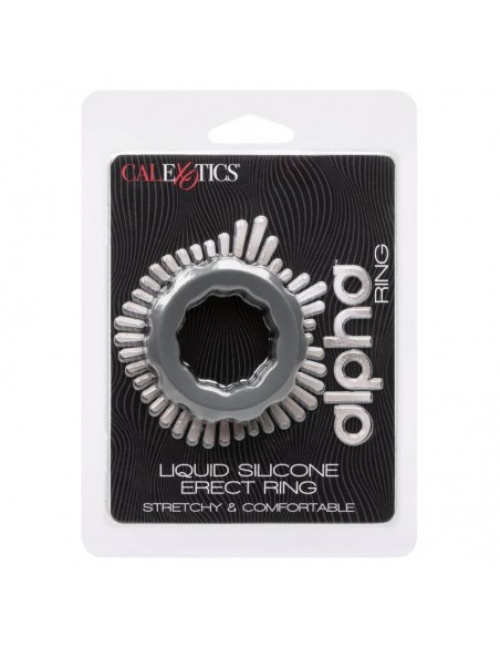 CALIFORNIA EXOTICS ALPHA ERECT RING GRIS