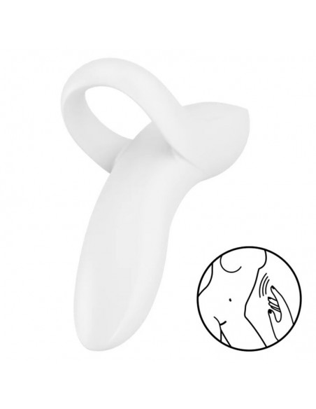 SATISFYER BOLD LOVER DEDAL VIBRADOR BLANCO