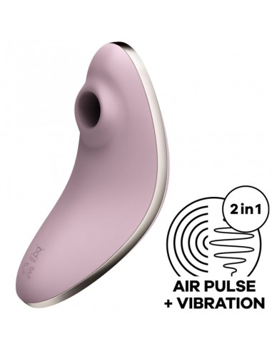 SATISFYER VULVA LOVER 1 ESTIMULADOR Y VIBRADOR VIOLETA