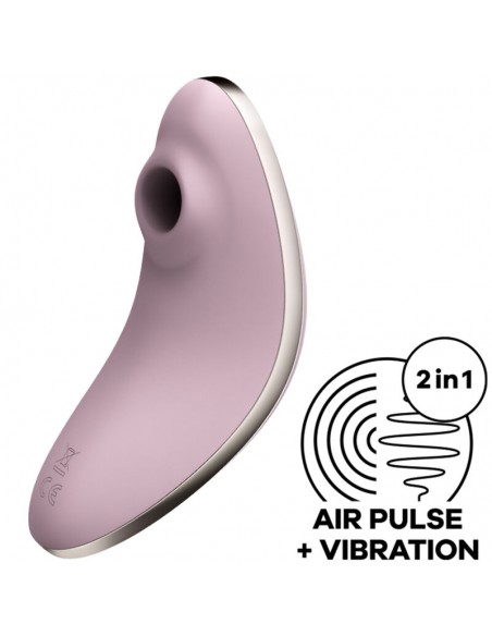 SATISFYER VULVA LOVER 1 ESTIMULADOR Y VIBRADOR VIOLETA