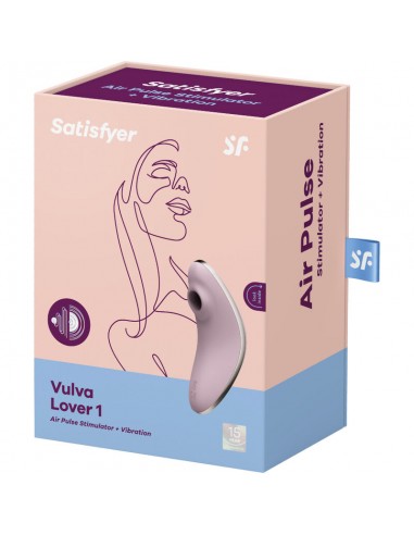 SATISFYER VULVA LOVER 1 ESTIMULADOR Y VIBRADOR VIOLETA
