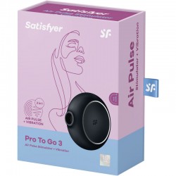 SATISFYER PRO TO GO 3 ESTIMULADOR Y VIBRADOR DOBLE ROSA 2