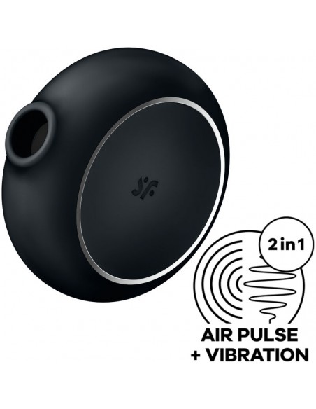 SATISFYER PRO TO GO 3 ESTIMULADOR Y VIBRADOR DOBLE NEGRO SATISFYER PRO TO GO 3 ESTIMULADOR Y VIBRADOR DOBLE NEGRO