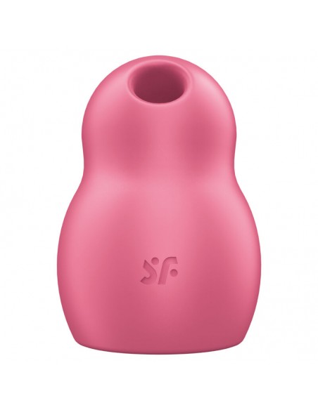 SATISFYER PRO TO GO 1 ESTIMULADOR Y VIBRADOR DOBLE ROJO