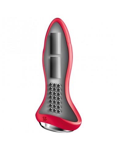 SATISFYER ROTATOR PLUG 1 PLUG VIBRADOR APP ROJO