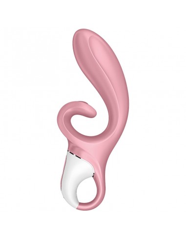 SATISFYER HUG ME VIBRADOR RABBIT APP ROSA
