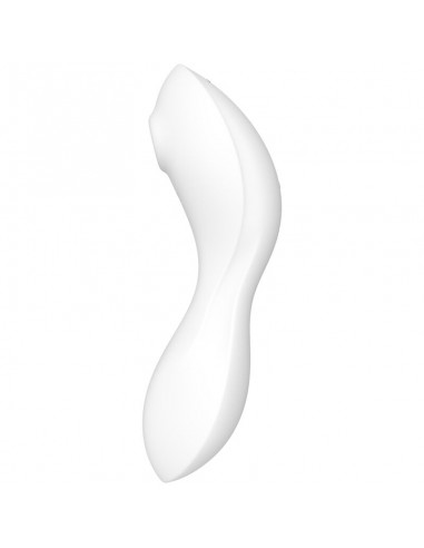SATISFYER CURVY TRINITY 5 ESTIMULADOR Y VIBRADOR APP BLANCO