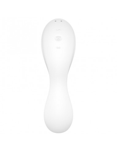 SATISFYER CURVY TRINITY 5 ESTIMULADOR Y VIBRADOR APP BLANCO