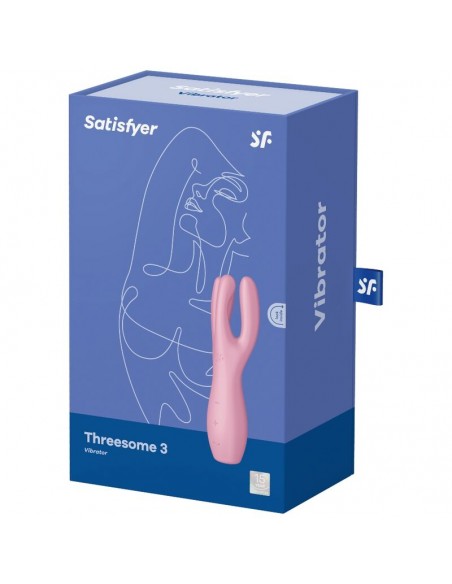 SATISFYER THREESOME 3 VIBRADOR ROSA