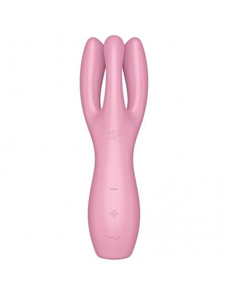 SATISFYER THREESOME 3 VIBRADOR ROSA