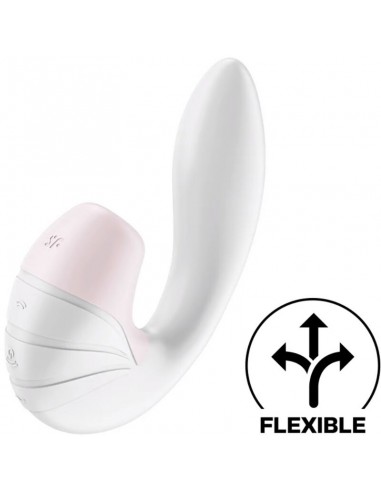 SATISFYER SUPERNOVA ESTIMULADOR Y VIBRADOR BLANCO