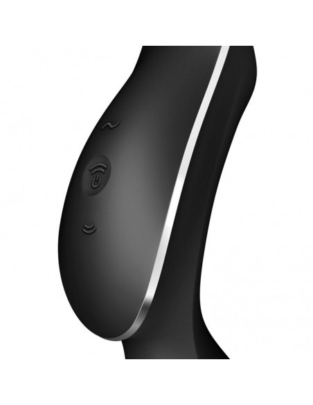 SATISFYER CURVY TRINITY 2 ESTIMULADOR Y VIBRADOR NEGRO