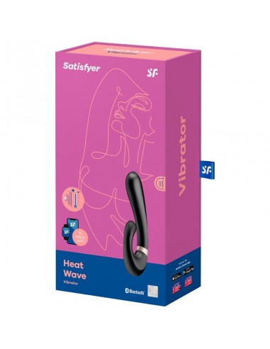 SATISFYER HEAT WAVE VIBRADOR APP NEGRO