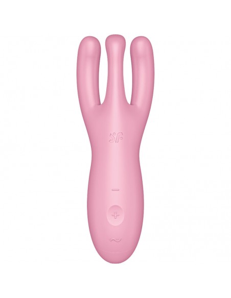 SATISFYER THREESOME 4 VIBRADOR APP ROSA SATISFYER THREESOME 4 VIBRADOR APP ROSA