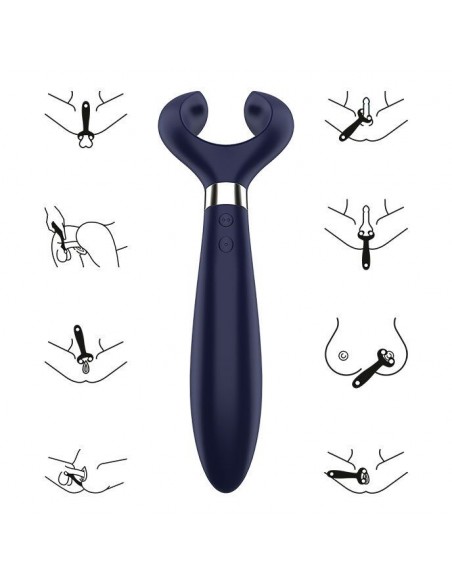 SATISFYER ENDLESS FUN MULTI VIBRADOR 3 NEGRO
