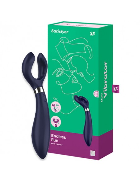 SATISFYER ENDLESS FUN MULTI VIBRADOR 3 NEGRO