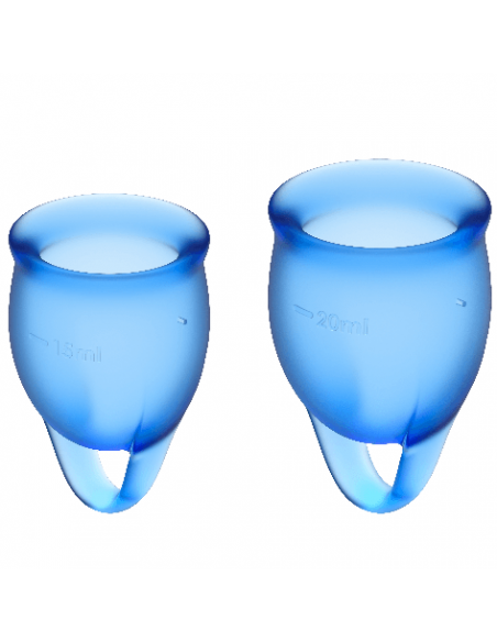 SATISFYER FEEL CONFIDENT KIT COPA MENSTRUAL TRANSPARENTE 1520ML SATISFYER FEEL CONFIDENT KIT COPA MENSTRUAL TRANSPARENTE 1520ML