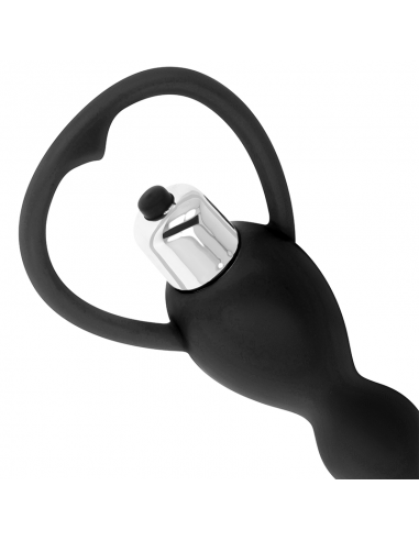 OHMAMA ESTIMULADOR ANAL CON VIBRACION NEGRO