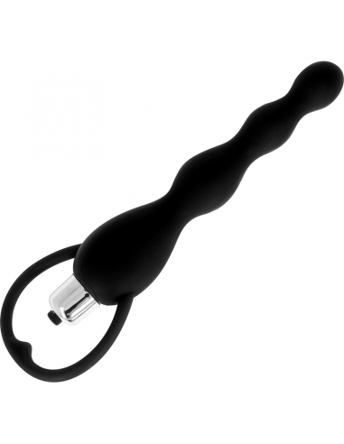 OHMAMA ESTIMULADOR ANAL CON VIBRACION NEGRO