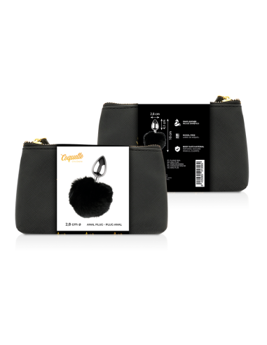 COQUETTE PLUG ANAL DE METAL TALLA L 28 x 41 CM