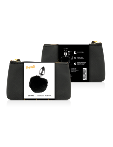 COQUETTE PLUG ANAL DE METAL TALLA L 28 x 41 CM