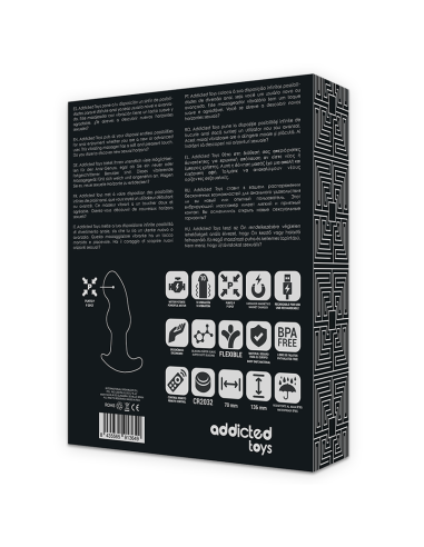 ADDICTED TOYS CONTROL REMOTO PLUG ANAL P SPOT NEGRO