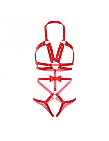 LEG AVENUE KINK TEDDY ARNeS CON TACHUELAS TALLA M ROJO