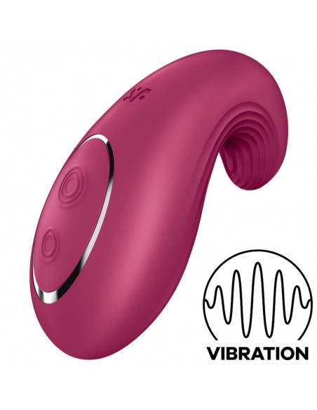 SATISFYER DIPPING DELIGHT VIBRADOR LAY ON ROJO