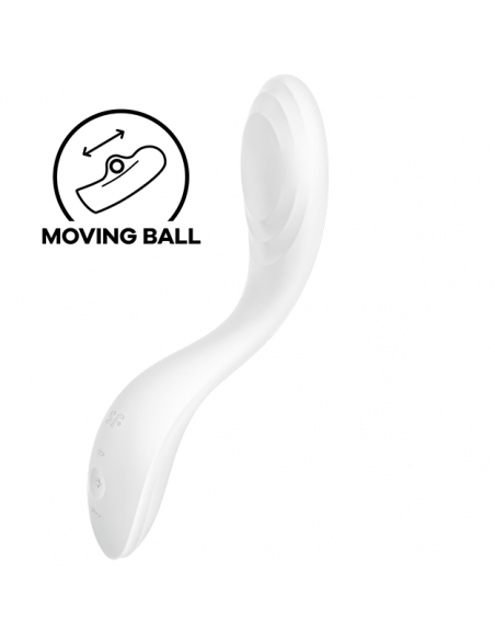 SATISFYER RRROLLING PLEASURE VIBRADOR PUNTO G BLANCO