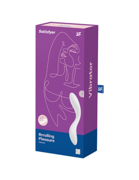 SATISFYER RRROLLING PLEASURE VIBRADOR PUNTO G BLANCO
