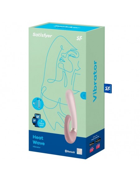 SATISFYER HEAT WAVE VIBRADOR APP ROSA SATISFYER HEAT WAVE VIBRADOR APP ROSA