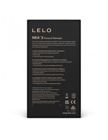 LELO NEA 3 MASAJEADOR PERSONAL NEGRO