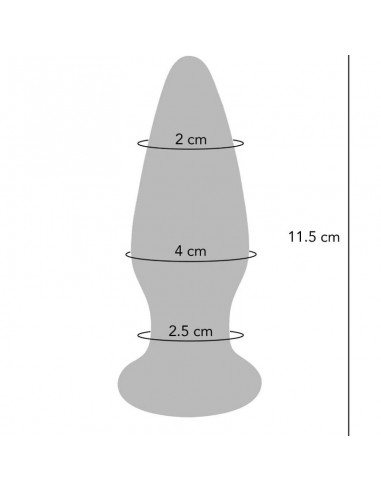 BUTTOCKS THE SHINING GLASS BUTTPLUG