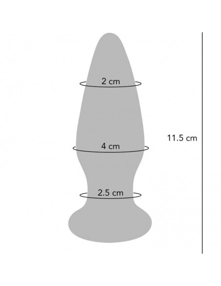 BUTTOCKS THE SHINING GLASS BUTTPLUG