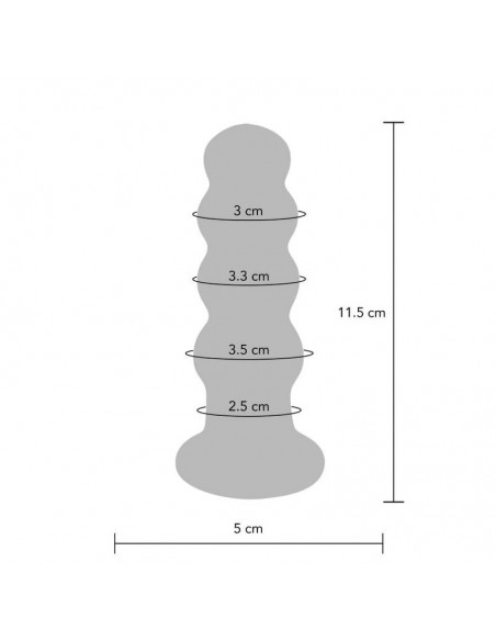 BUTTOCKS THE RADIANT GLASS BUTTPLUG BUTTOCKS THE RADIANT GLASS BUTTPLUG