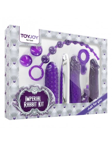 TOYJOY IMPERIAL RABBIT KIT MORADO
