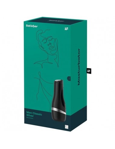SATISFYER MASTURBADOR MEN CLASSIC NEGRO