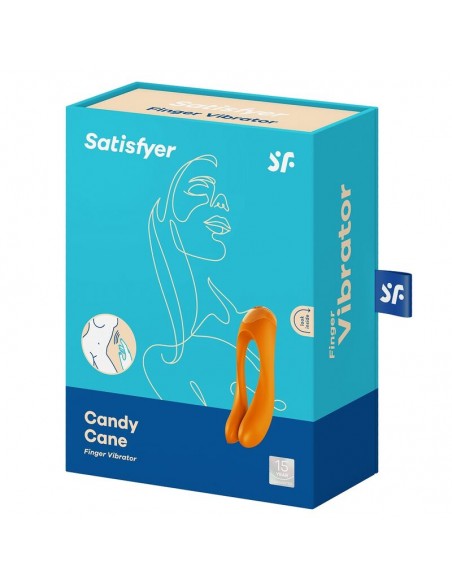 SATISFYER CANDY CANE VIBRADOR DEDO NEGRO