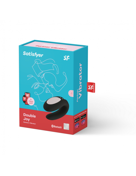 SATISFYER DOUBLE JOY CON APP MORADO